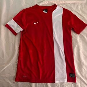 Vintage Nike Red and White Jersey